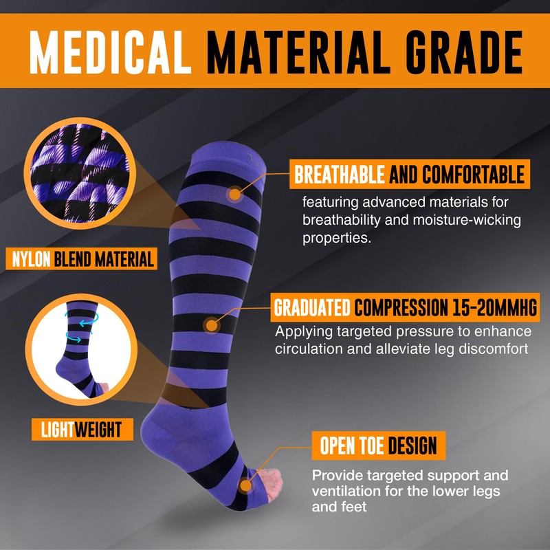 Doc Miller Compression Socks for Pregnant Women – Wide Calf,