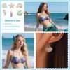 Starfish Necklace for Women Shell Necklace Seashell Earrings Waist Chain
