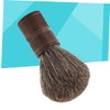 Mikinona 1pc Natural Wooden Handle Bristle Beard Brush for Men