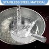 Hemobllo Stainless Steel Water Ladle Thickened Cooking Scoop with Long