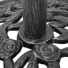 vidaXL 26.5lb Round Umbrella Base for Outdoor, Deck, Patio Parasol
