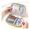 aoukoslt Pink First Aid Bag Empty, Empty First Aid Pouch,
