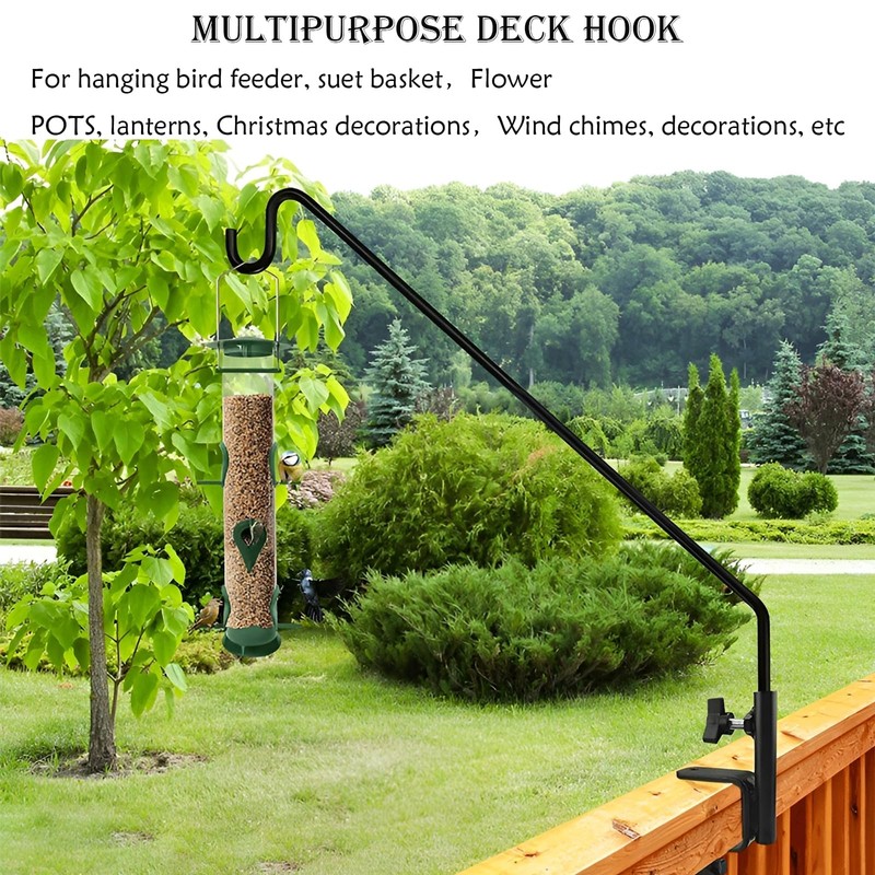 Heavy Duty Deck Hook, 32 "Adjustable Metal Deck Rail Hooks
