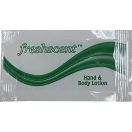 Freshscent (500 PACKET) FRESHSCENT HAND/BODY LOTION 0.25 oz PACKET HOTEL/TRAVEL SZ/USA MADE