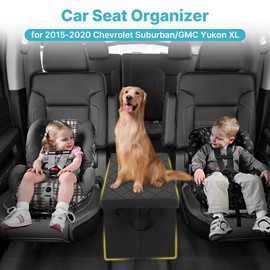 Mixsuper Liner Car Seat Organizer for 2015-2020 Suburban/Yukon XL, Console Organizer Backseat Box for Chevy Suburban, Dog Toy Box Storage Bin Kids Toys Baby Supplies Travel Accessories