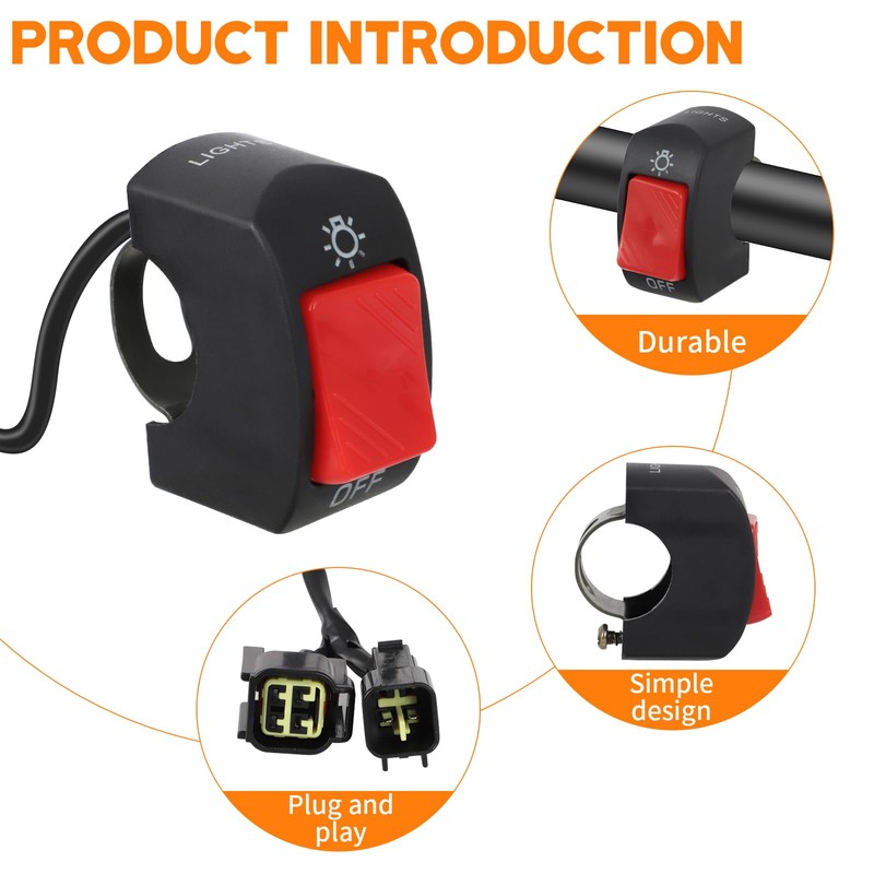 Alpha Rider Headlight Kill Switch for Talaria Sting R MX4