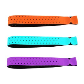 Tiardey 3Pcs Replacement Heart Rate Monitor Straps 20 x 330mm Adjustable Soft Armband Bands for Fitness Workout