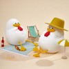 Cute Duck Night Light Warm Light RGB USB Charging Silicone