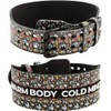 WARM BODY COLD MIND Leather Weight Lifting Belt 4" Adjustable