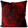 VOID Red Circle Pillow Case Cushion Cover Polyester Waterproof Outdoor