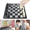 Chess Game - 32cm Chess Board Set-Black and Whit Pieces