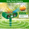 2 Pack Ultrasonic Animal Repeller Outdoor Solar Ultrasonic Repellent Animal