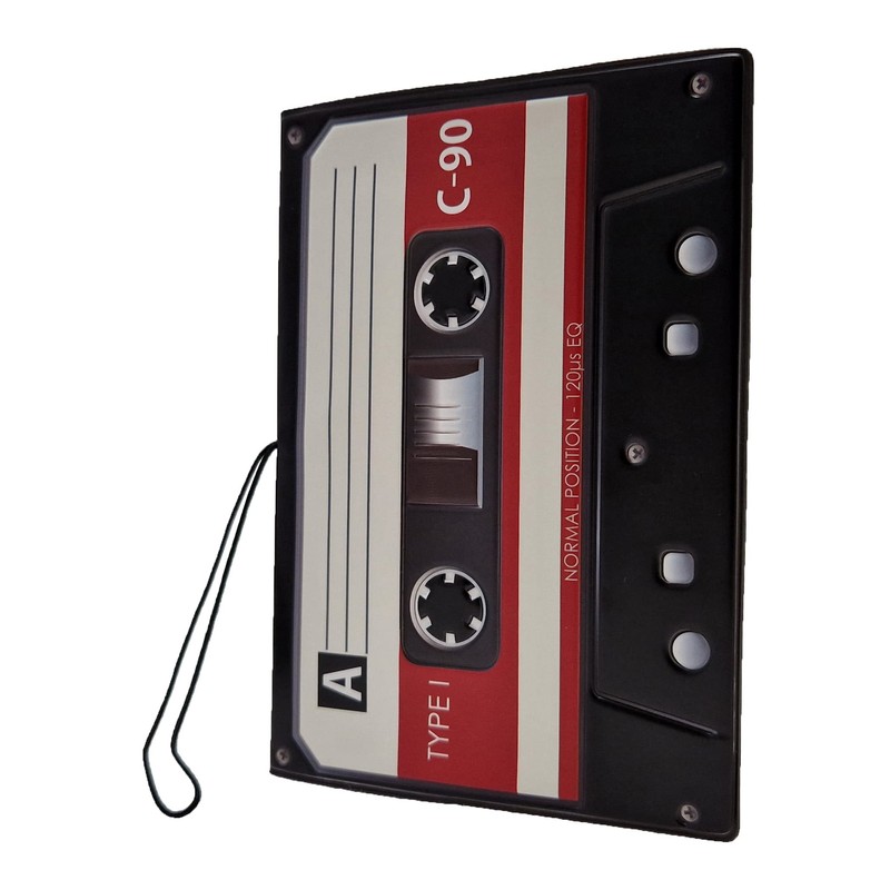 Komonee Retro Cassette Tape Travel Passport Cover Holder