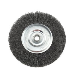 IVY Classic 39054 5-Inch x 5/8 - 1/2-Inch Arbor, Carbon Steel Crimped Bench Wire Wheel - 0.012-Inch Coarse, 1/Card