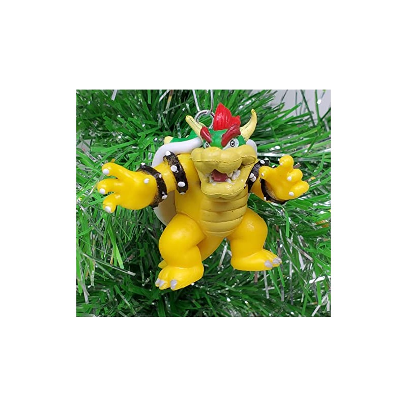 Mario Bowser Ornament (Unique Shatterproof Design)