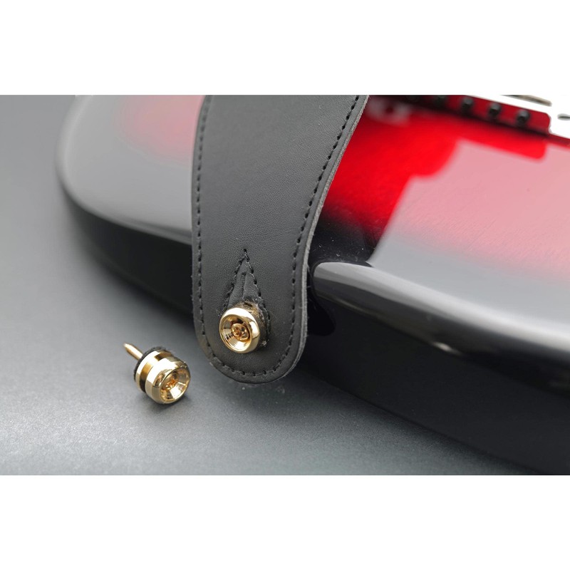 Musiclily Pro 14mm Steel D-Type Strap Buttons End Pins for