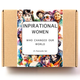 25 Inspirational Women Postcards - Women Who Changed the World Gift Stocking Christmas Teenage Girl (25 Cards)