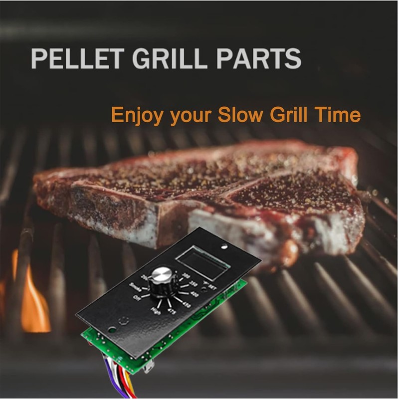Lazycloud Thermostat Control Board for Wood Grills, with PB700, 340,