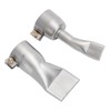 2Pcs Welding Gun Flat Nozzle 20mm Small+40mm Large Tip for