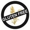 Gluten Free Sticker,1.5 inch 300pcs White Black Gluten Free Stickers