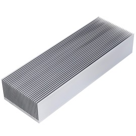 Large Aluminum Heat Sink 5.91"x2.71"x1.41"/ 150x69x36mm Heatsink High Power Cooling Plate 27 Fin Radiator GPU Cooler IC Module PC Computer Led PCB Charger Electronics Amplifier