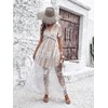 2025 Spring Summer Maxi Dresses for Women V Neck Short