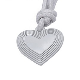 ANCLLO 2pcs Lovely Heart Shape Window Curtain Tie Rope Tieback Holder Bedroom Home Decoration