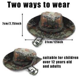 ASFWAGQ Multicolor Outdoor Hat with Sun Protection Fishing Hat Men for Tactical Activities Airsoft Paintball Climbing Camping