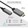 HDMI to Mini DisplayPort Converter Adapter Cable 4K X 2K