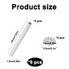 8 Pcs Radiator Pipe Collars, Radiator Pipe Covers White, Pipe
