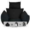 Egg Chair Cushion, Hanging Basket Chair Cushions with Pillow, Soft