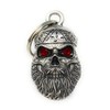 Old School Biker Diamond Skull Bell Motorcycle Biker Bell Accessory or Key Chain for Luck