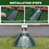 Gutter Downspout Splash Block,16.3"Drain Gutter Guard Diverter,Gutter Downspout Extensions for