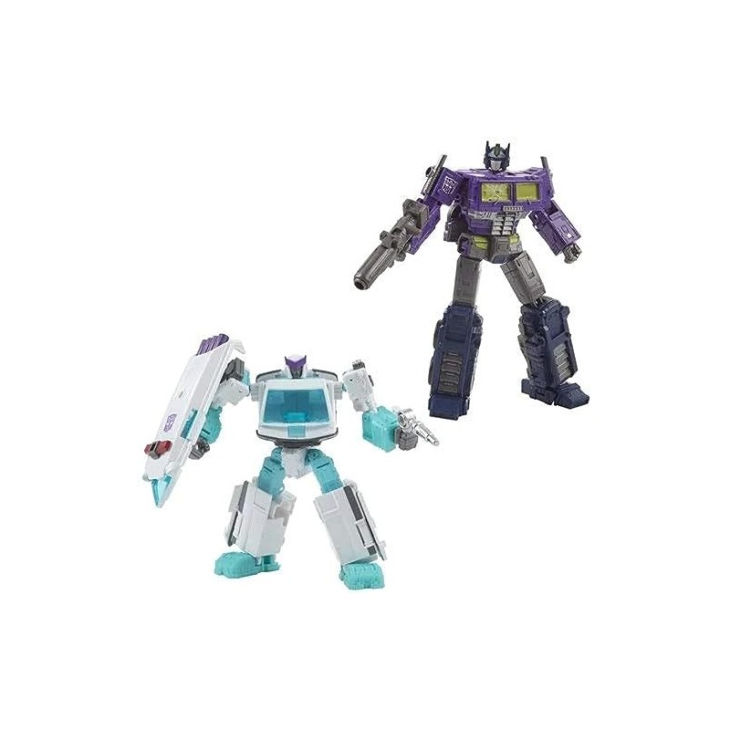 Action Figure 2 Pack Transformers Generations Select Shattered Glass Optimus
