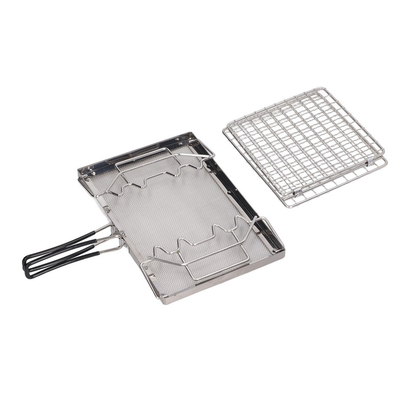 Camping Stove Toaster Foldable Portable Stable Structure Stainless Steel Outdoor
