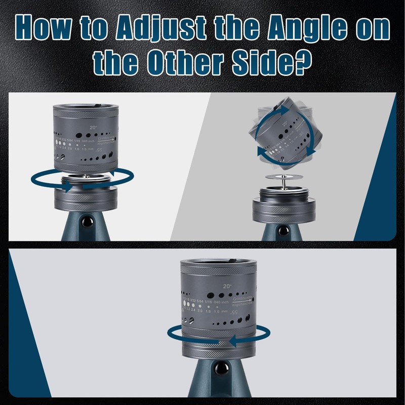 Tungsten Electrode Sharpener Grinder For TIG welding,6 Sizes 8 Angles