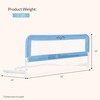 Dream On Me Lightweight Mesh Security Adjustable Bed Rail Double