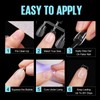 TOMICCA Ballerina Nail Tips, Pack of 510 False Nail Tips,