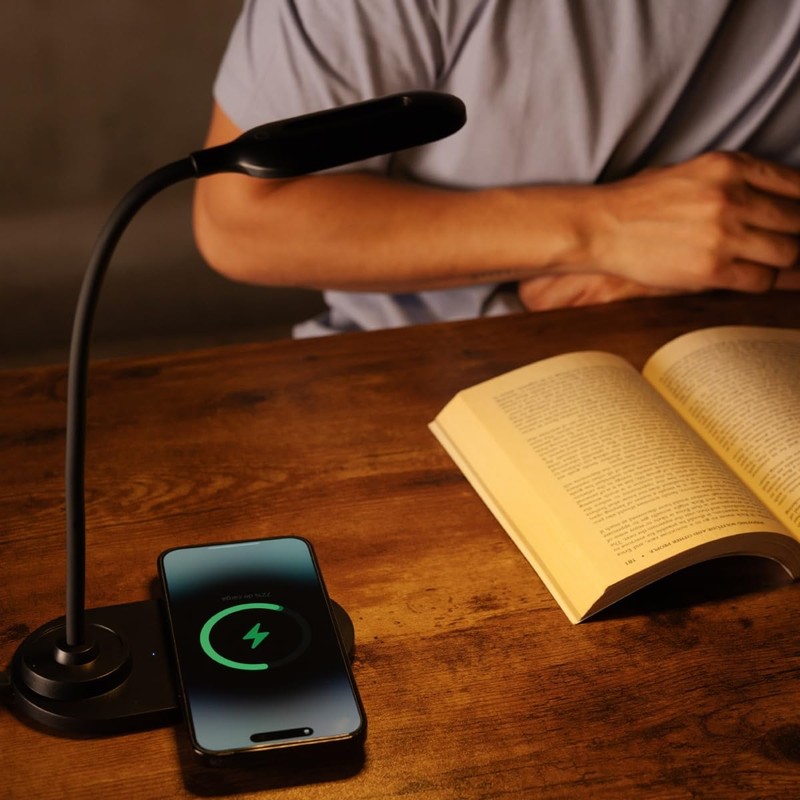 PERFECTCHOICE Cargador inalámbrico 15 W y Lámpara Led Daylight