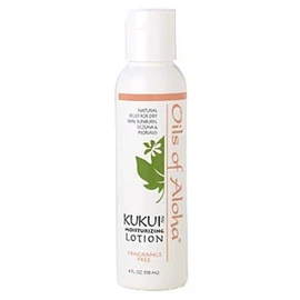 Kukui Moisturizing Lotion (Unscented) by Oils of Aloha - 4oz.