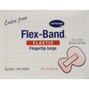 Flex-Band Fabric Adhesive Bandages, Fingertip, 2" x 2 1/2" ,