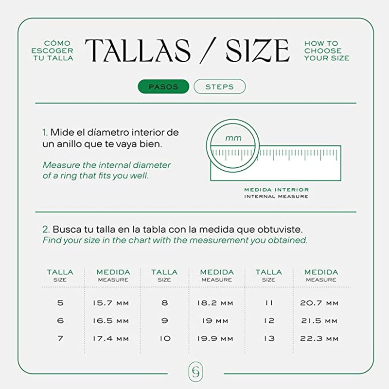 Clepsidra® Anillos para mujer de acero inoxidable resistentes con detalles