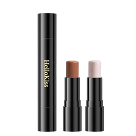 Highlighter and Contour Stick, Nose Highlighting and Shaping Pencil, Highlighting and Contour Pen (Shadow + pearlescent powder, 47g+47g)