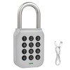 Bouware Smart Padlock Alpha1 Heavy-Duty Electronic Padlock Combination Weatherproof Digital