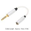 Zunate 4.4mm Balanced Male to 3.5mm Stereo Female Adapter Cable