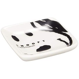 Peanuts 604513 Snoopy Petite Square Plate, Diameter 2.2 inches (5.5 cm)