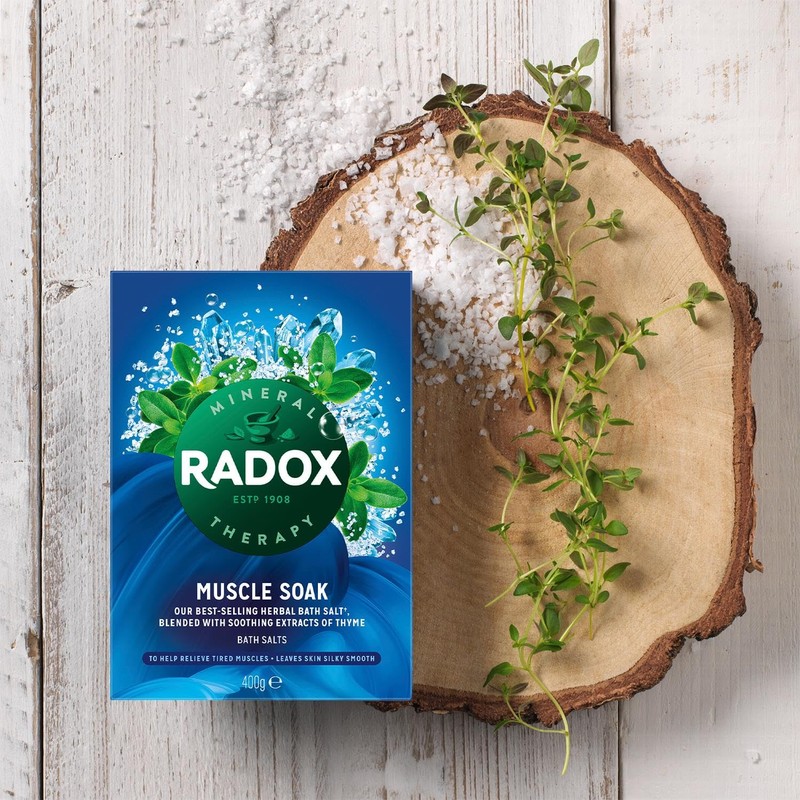 Radox Muscle Soak Bath Therapy Thyme Scented Herbal Bath Salt