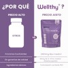 Wellthy Myo Chiro Inositol 120 Cápsulas Mezcla Óptima 2400mg 60mg