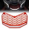 SAUTVS Front Red Grille with LED Light for Maverick X3,