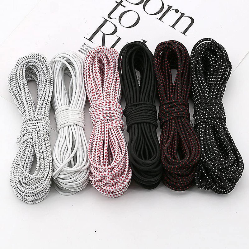 Kihusei Elastic Cord, Round Rubber, 0.1 inch (3 mm), Elastic